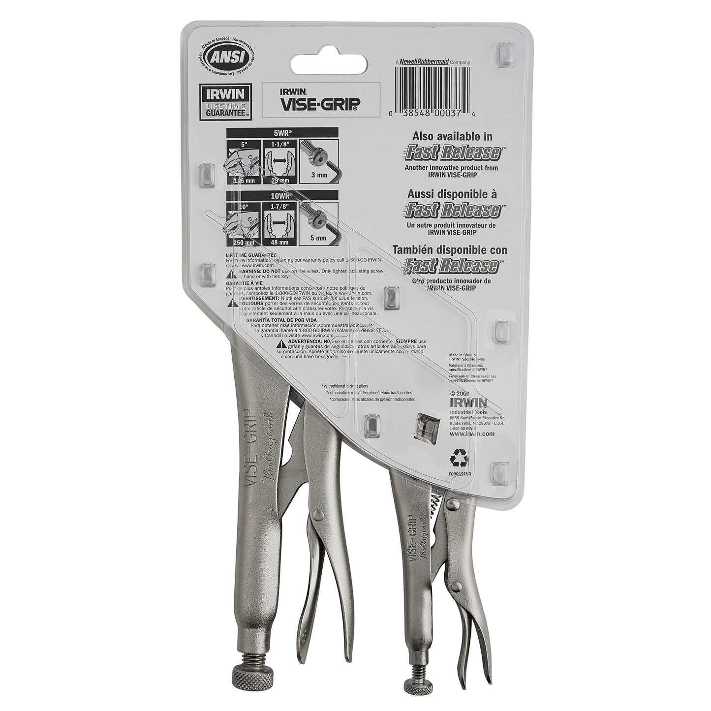 IRWIN Vise-Grip Locking Pliers Set, Original, 2-Piece (IWHT23049L)