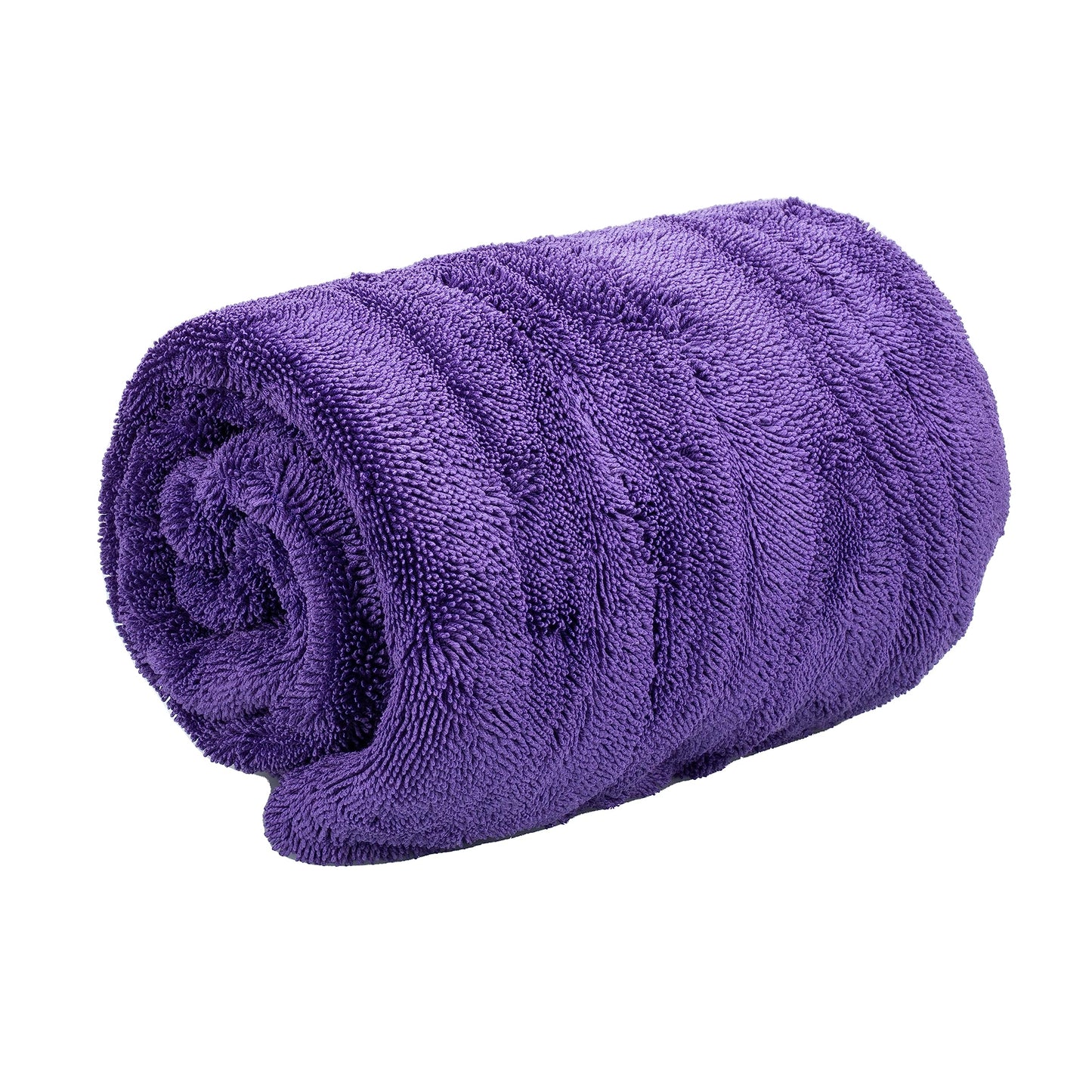 Maxshine | Duo Twisted Loop Drying Towel | 24"x36", 1200GSM Microfiber, Edgeless | Washable, Reusable, Long Service Life | Absorbent Car Drying Towel