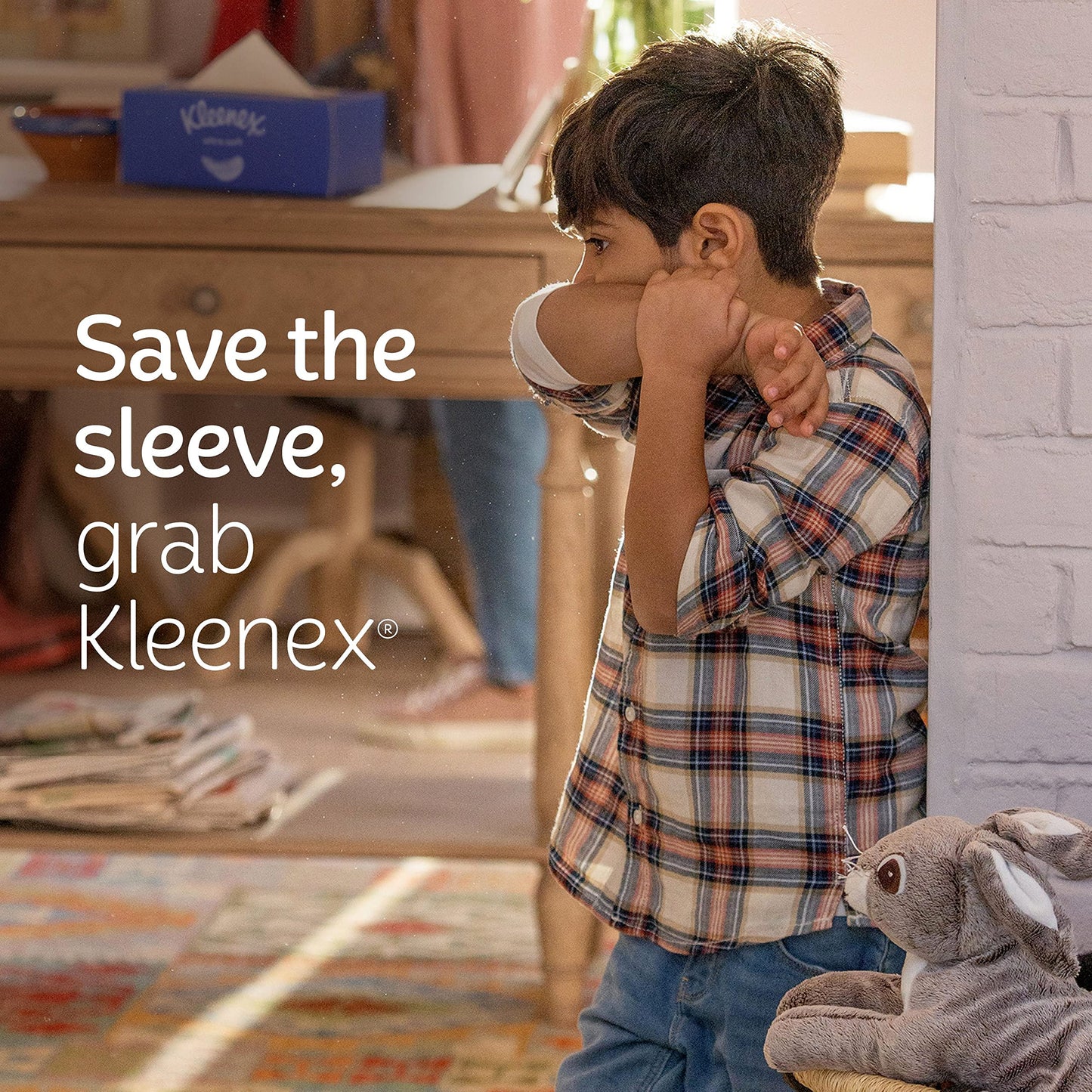 Kleenex Ultra Soft Facial Tissues, 1 Flat Box, 120 Tissues per Box, 3-Ply, Packaging May Vary