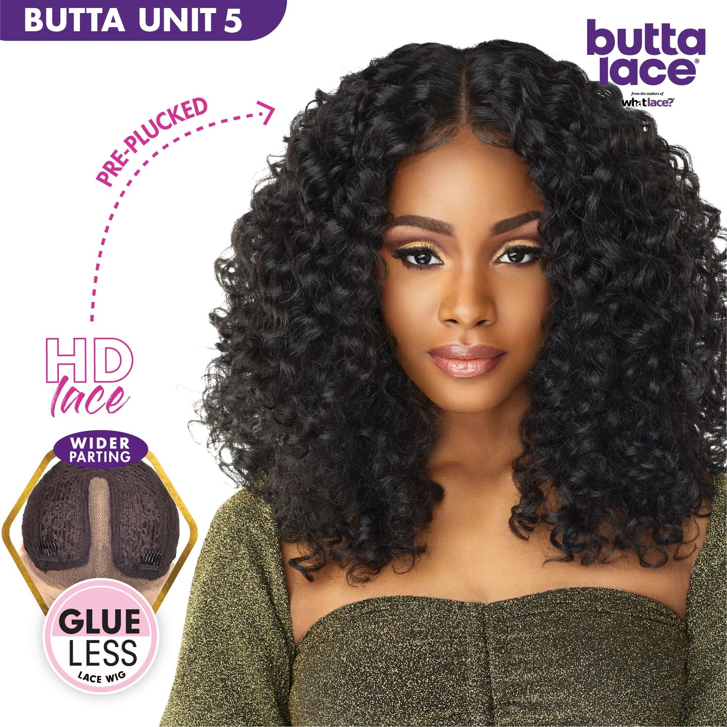Sensationnel Synthetic HD Lace Front Wig - BUTTA UNIT 5 (FLAMBOYAGEMOCHA)