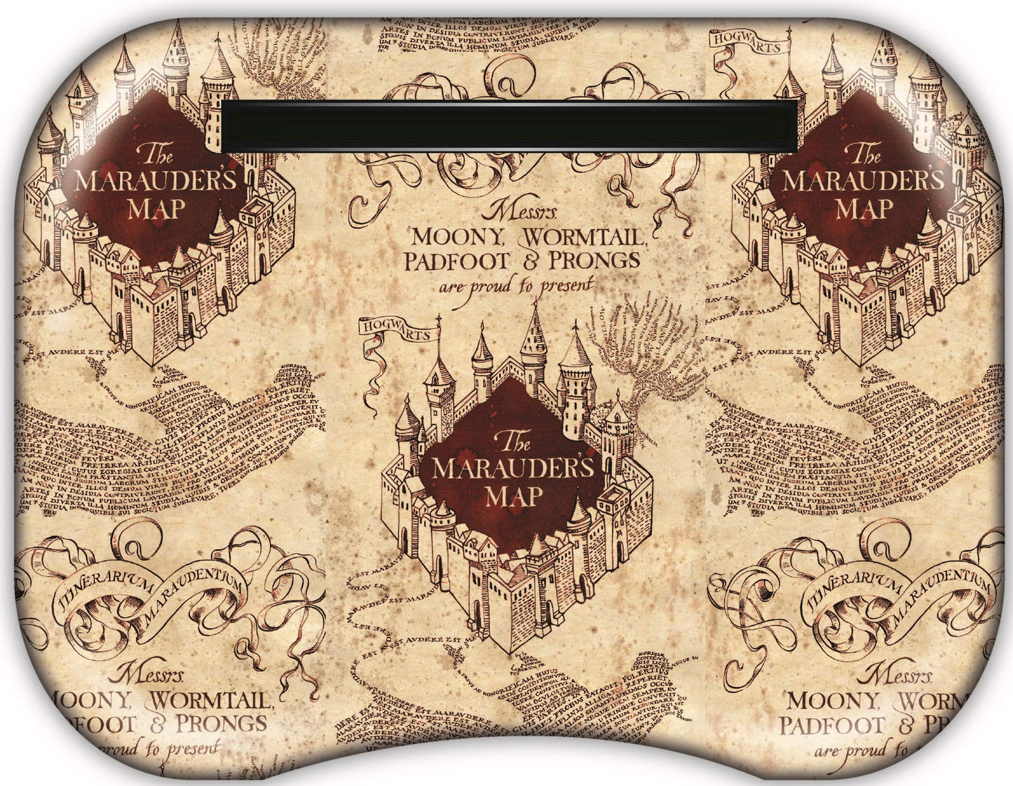 Harry Potter Kids Lap Desk Tablet Holder Marauder's Map with Hogwarts Notebook