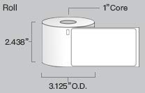 [10Rolls, 300/Roll] Dymo 30256 Compatible 2-5/16" x 4" (59mm x 101mm) Shipping Labels - Compatible with DYMO Labelwriter 450, 4XL,Zebra Desktop and Rollo Printers. [Not for Dymo 550 &5XL]