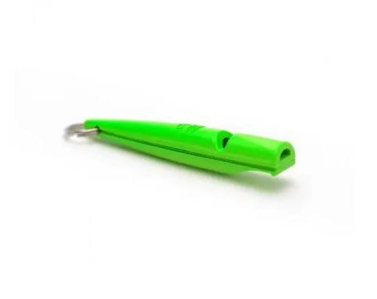 (2 Pack) Acme Model 211.5 Plastic Dog Whistle Day Glow Green for Dogs