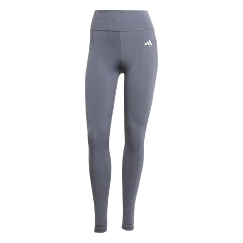 adidas Womens Optime Essentials Stash Pocket Full-Length Training Leggings,Onix/White,Large