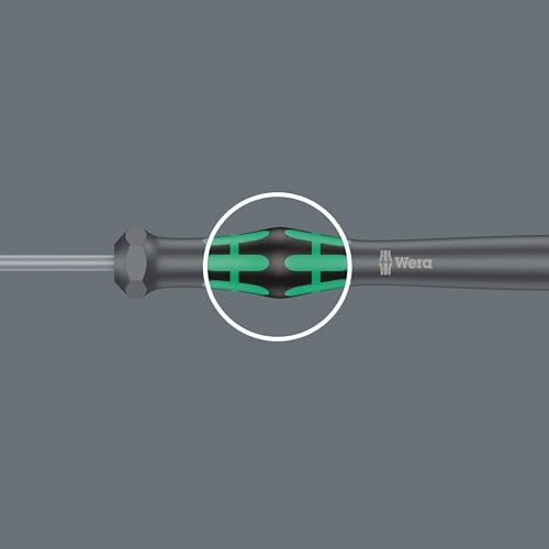 Wera 05073675001 Kraftform Micro-Set/12 Sb 1 Screwdriver Set for Electronic Applications, 12 Pieces