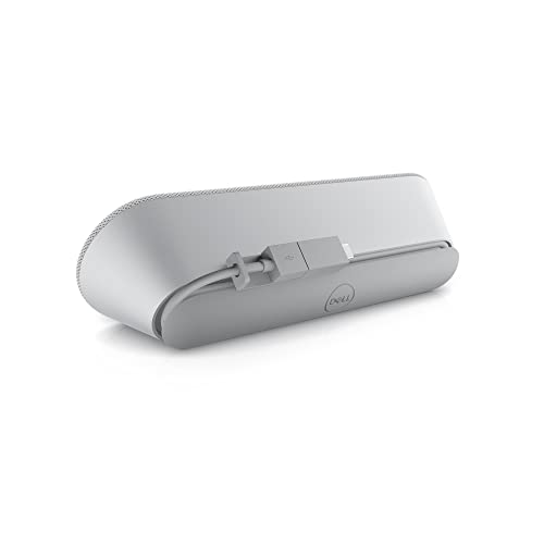 Dell Speakerphone – SP3022 - USB-A, and USB-C (via USB-A to USB-C Adapter) - Volume, Microphone on/Mute Switch, Status Indicator, Answer/end, Microsoft Teams Certified, Zoom Certified