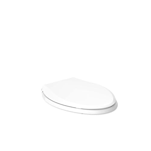 Kohler K-7315-0 Quick-Relase Elongated Toilet Seat White Grip-Tight Cachet, 1,