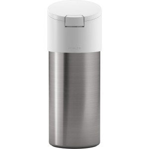 KOHLER Kitchen Disinfecting Wipes Dispenser, Stainless Steel, White