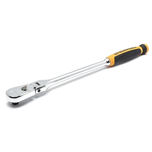 GEARWRENCH 3/8" Drive 90 Tooth Cushion Grip Flex Teardrop Ratchet, 81210T