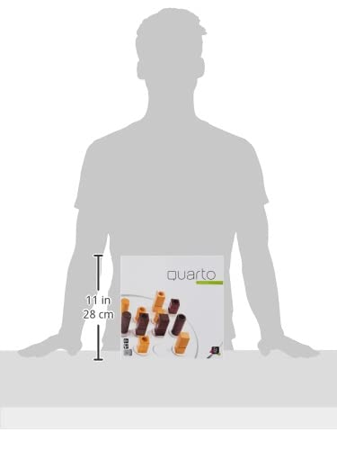 Quarto | EN & FR | Strategy Game for Adults and Families | Ages 8+ | 2 Players | 15 Minutes
