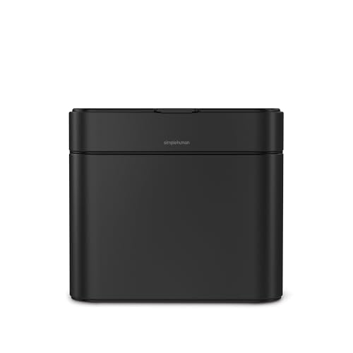 simplehuman Compost Caddy, Detachable and Countertop Bin, 4 Liter / 1.06 Gallon, Matte Black