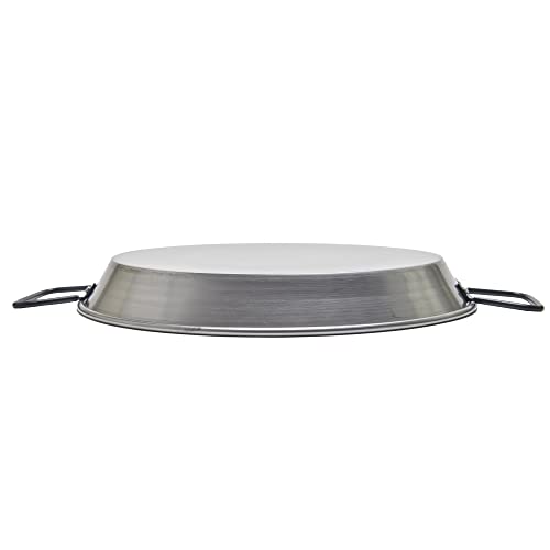 Garcima 13 1/2" Pata Negra Restaurant Grade Pan, 34cm, Silver, Medium