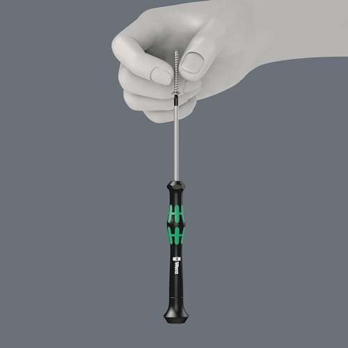 Wera 05073675001 Kraftform Micro-Set/12 Sb 1 Screwdriver Set for Electronic Applications, 12 Pieces