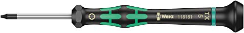 Wera 05073675001 Kraftform Micro-Set/12 Sb 1 Screwdriver Set for Electronic Applications, 12 Pieces