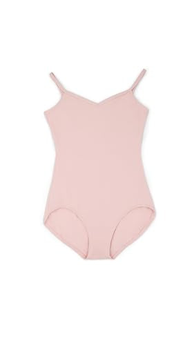 Capezio Women's V-Neck Camisole Leotard,Pink,Small