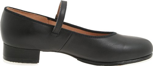 Bloch Dance Women's Tap On Leather Tap Shoe, Black, 8.5