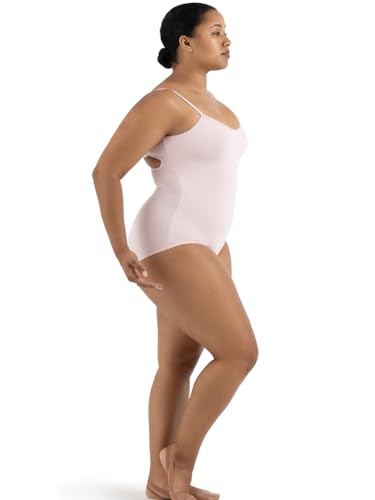 Capezio Women's V-Neck Camisole Leotard,Pink,Small