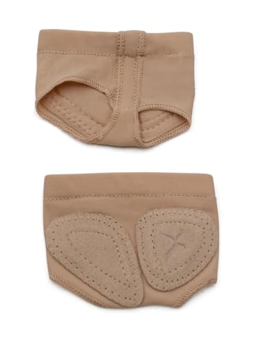 Capezio Jelz footUndeez, Nude, Medium