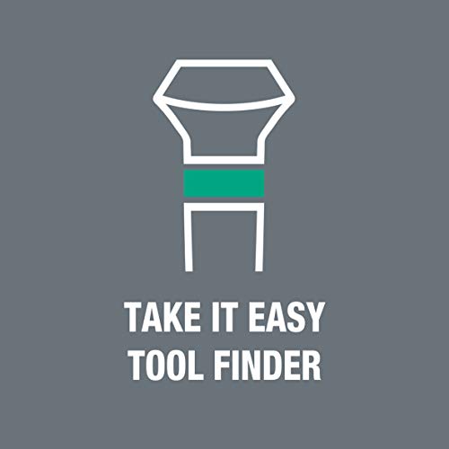 Wera 05073675001 Kraftform Micro-Set/12 Sb 1 Screwdriver Set for Electronic Applications, 12 Pieces