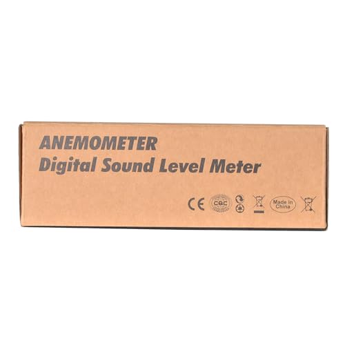 AIOMEST HVAC Air Flow CFM Meter, Anemometer Measure Airflow Wind Speed Velocity Temperature, Professional Air Vent Ductwork Velometer Gauge with Data Logging, AI-856A