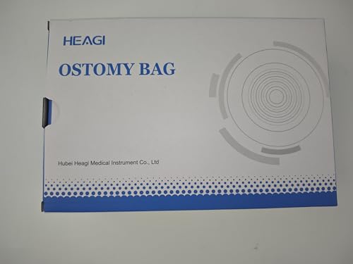 30 PCS Urostomy Bag, One-Piece Drainable Urostomy Supplies with Measure Card for Colostomy Ileostomy Stoma Care, Cut-to-Fit, 45 mm Max