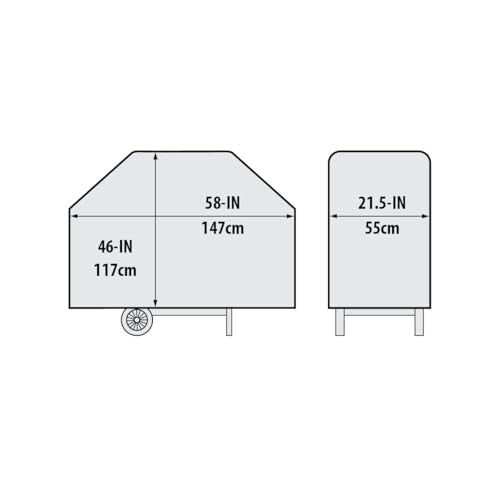 Broil King 68487 Heavy Duty PVC Polyester Grill Cover