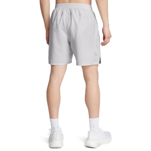 Under Armour Men's Launch Run 7-inch Shorts, (015) Halo Gray/Halo Gray/Reflective, Medium