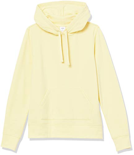 Amazon Essentials Women's Fleece Pullover Hoodie, Light Yellow, Medium