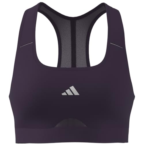 adidas Women's Powerreact Training Bra, Aurora Plum, X-Large