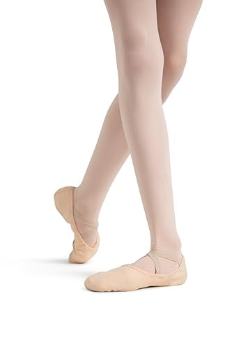 Capezio Canvas Juliet Ballet Shoe, Light Ballet Pink, 8.5 W
