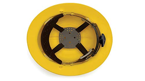 Pyramex Ridgeline Full Brim Hard Hat 4 Point Ratchet Matte Blue Pattern