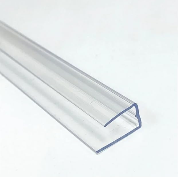 OWLHAUS Polycarbonate Greenhouse Panels U Connector Profile - 0.2" Thick, 20 Pieces, 2ft Length, Dust & Rain Protection, Fits 6mm or 4mm Panels