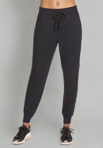 Skechers Women's Misses GOLOUNGE Skechluxe Restful Jogger Pant, Black, M