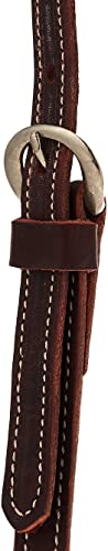 Weaver Leather Latigo Leather Flat Sliding Ear Headstall Burgundy,One Size