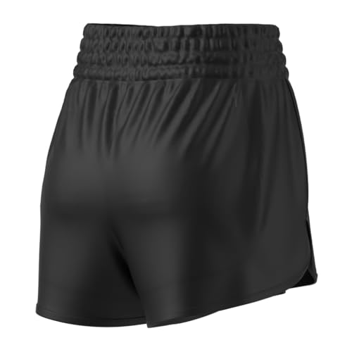 adidas Women's Pacer Essentials Knit High-Rise Shorts, Black, Medium/5" Inseam