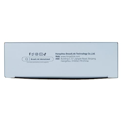 Broadlink RM4 pro Smart IR/RF Remote Control Hub with Sensor Cable(2.4GHz Wi-Fi Only)-WiFi IR/RF Blaster for Home Automation, TV, Curtain, Shades Remote, Works with Alexa, Google Assistant, IFTTT