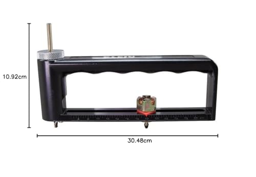 Klein Tools 89552 Hole Cutter, Adjustable Cutter from 2 to 12 Inch, Cuts 24 Gauge Steel and 26 Gauge Stainless