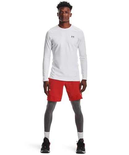 UA CG Armour Fitted Crew White/Black