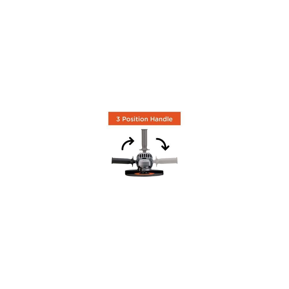 BLACK+DECKER Angle Grinder Tool, 4-1/2-Inch, 6.0 - Amp (BDEG400)