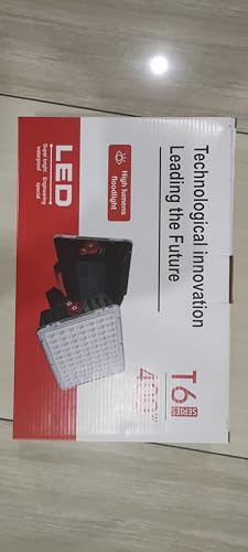 400W LED Flood Light,Super Bright 40000LM FloodLight Outdoor,IP66 Waterproof 6500K Daylight White Outdoor Lights,for Yard,Garden,Playground,Lawn,Garages,Stadium(No Plug)