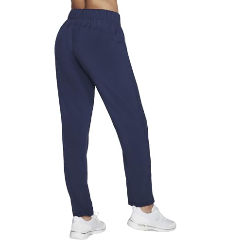 Skechers Womens Slip-ins Go Walk Uptown Pant, Navy, XX-Large