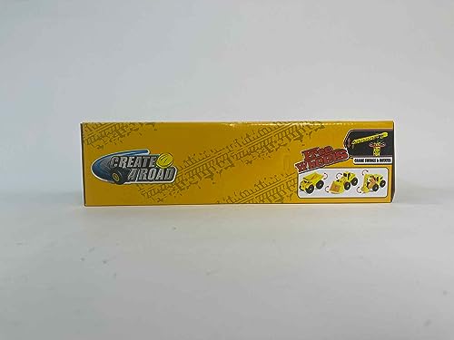 Construction Race Tracks Set, Flexible Train Tracks w/ 2 Electric Construction Race Vehicles w/Lights, STEM Engineering Race Track Toys with Dump Truck, Crane Assort Acessories for Boys Girls