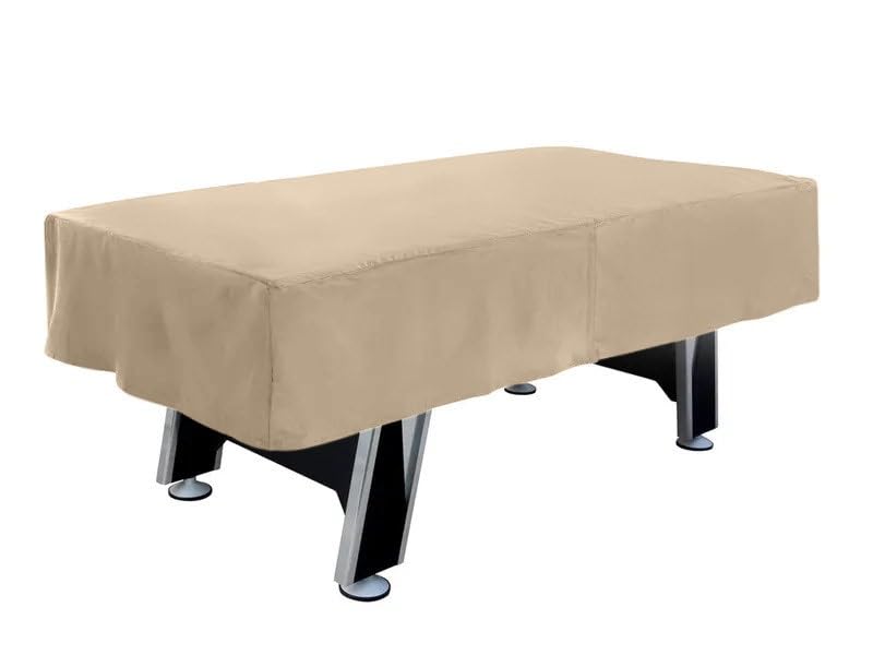 Covermates Air Hockey Table - Light Weight Material, Weather Resistant, Outdoor Living Cover, 84W x 44D x 15H, Classic Tan