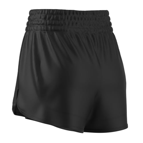 adidas Women's Pacer Essentials Knit High-Rise Shorts, Black, Medium/5" Inseam