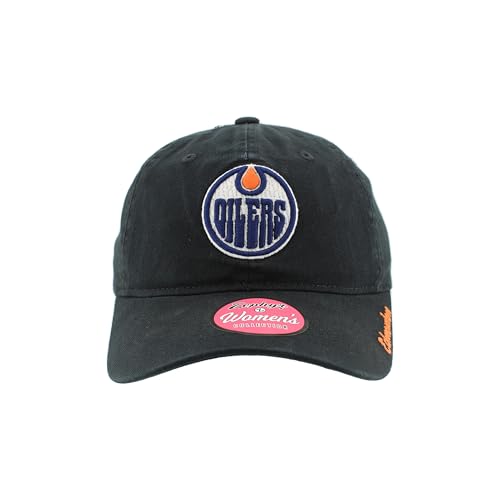 ZHATS Women's NHL Officially Licensed Adjustable Hat Girlfriend Icon Black