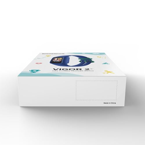 BIGGERFIVE Vigor 2 L Kids Fitness Tracker Watch for Boys Girls Ages 5-15, Activity Tracker, Heart Rate Sleep Monitor, IP68 Waterproof, Pedometer, Calorie Step Counter Watch, Lilac