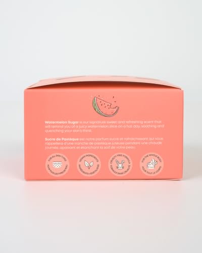 Bushbalm Ingrown Hair and Razor Bumps Routine - Moisturize and Soothe After Shave Skincare for Sensitive Areas - Includes Ingrown Hair Oil (30 ml) and Exfoliating Scrub (236 ml) - Watermelon Sugar