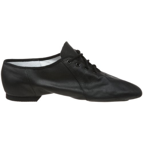 Bloch Dance Women's Jazzsoft Split Sole Leather Jazz Shoe, Black, 7.5