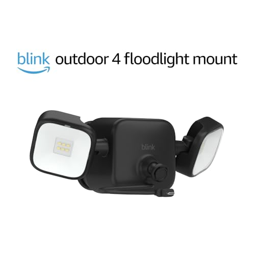 Blink Outdoor 4 Floodlight Mount – Wire-free, 700 lumens, two-year battery life, set up in minutes
