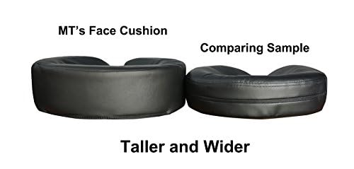 Master Massage New Standard Headrest Face Cushion Pillow for Massage Table, Black